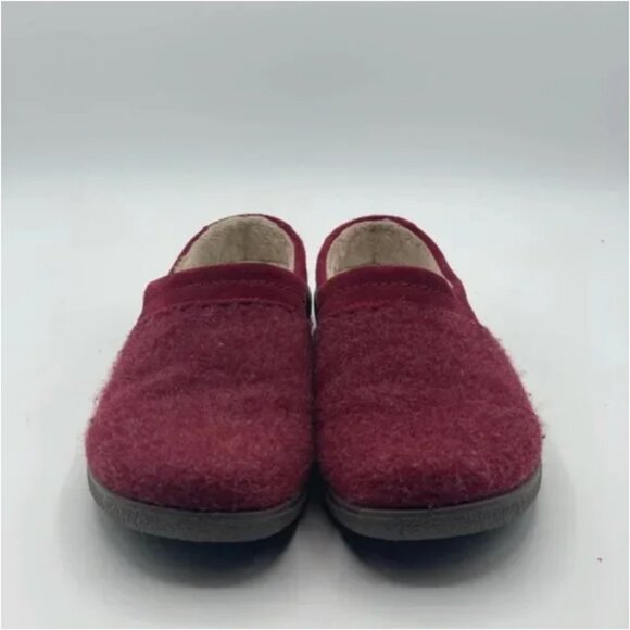Hotter Devotion Textured Slippers in Ruby Size 5 - Picture 4 of 8